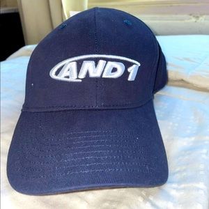 And1 Basketball Fitted Stretch Hat Navy Blue Men’s Size L/XL NWT